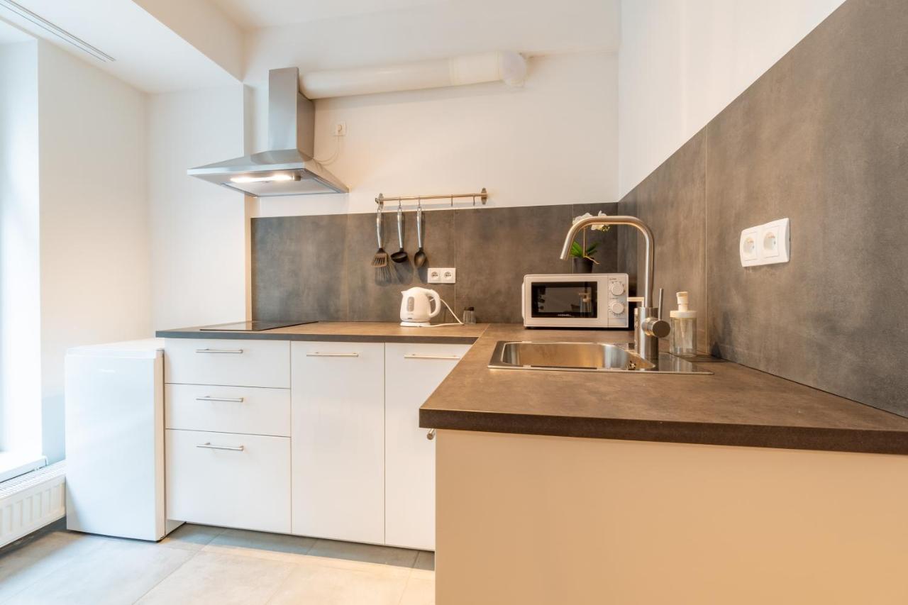 Brand New Two Room Apartment #34 With Free Secure Parking In The Center プラハ エクステリア 写真